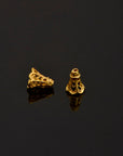 24K Gold Vermeil and 925 Silver Filigree Bead Caps, Handmade Silver Bead Caps, Gold Bead Caps, Spacer Bead Caps, Jewelry Supplies, M/VM92