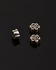 925 Sterling Silver Round Spacer Beads, Handmade Silver Spacer Beads, Solid Silver Spacer Beads, Jewelry Supply, M93