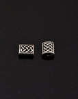 925 Sterling Silver Flat Tube Spacer Beads, Handmade Silver Spacer Beads, Solid Silver Spacer Beads, Jewelry Supply, M94