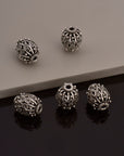 925 Sterling Silver Filigree Beads, Handmade Silver Beads, 925 Solid Silver Beads, Spacer Beads, Jewelry Supply, M109B
