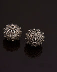 925 Sterling Silver Filigree Beads, Handmade Silver Beads, 925 Solid Silver Beads, Spacer Beads, Jewelry Supply, M109D