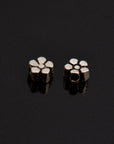 24K Gold Vermeil & 925 Silver Small Daisy Spacer Beads, Handmade Silver Spacer Beads in Gold, Spacer Beads, Jewelry Supplies, M/VM96