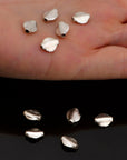 925 Sterling Silver UFO Spacer Beads, Handmade Silver Spacer Beads, Solid Silver Spacer Beads, Jewelry Supply, M97