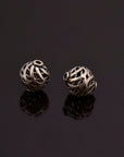 925 Sterling Silver Filigree Beads, Handmade Silver Beads, Solid Silver Beads, Spacer Beads, Jewelry Supply, M112