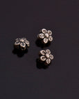 925 Sterling Silver Flower Spacer Beads, Handmade Silver Spacer Beads, Solid Silver Spacer Beads, Jewelry Supply, M101