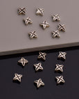 925 Sterling Silver Flat Tube Spacer Beads, Handmade Silver Spacer Beads, Solid Silver Spacer Beads, Jewelry Supply, M102