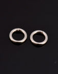 925 Sterling Silver High Quality 12,7 mm CLOSED and HOLLOW Jump Rings, Jewelry Supplies, Findings, M104B