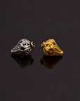 24K Gold Vermeil and 925 Silver Filigree Beads, Handmade Silver Beads in Gold, Solid Silver Beads, Spacer Beads, Jewelry Supply, M/VM111