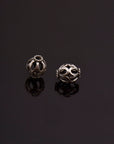 925 Sterling Silver Filigree Beads, Handmade Silver Beads, Solid Silver Beads, Spacer Beads, Jewelry Supply, M113