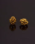 24K Gold Vermeil and 925 Silver Filigree Beads, Handmade Silver Beads in Gold, Solid Silver Beads, Spacer Beads, Jewelry Supply, M/VM113