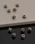 925 Sterling Silver Separators, Handmade Silver Separators, Solid Silver Beads, Spacer Beads, Jewelry Supply, M125