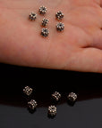 24K Gold Vermeil & 925 Silver Separators, Handmade Silver Beads in Gold, Solid Silver Beads, Spacer Beads, Jewelry Supply, M/VM125