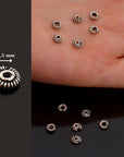 24K Gold Vermeil & 925 Silver Separators, Handmade Silver Beads in 24K Gold, Solid Silver Beads, Spacer Beads, Jewelry Supply, M/VM126