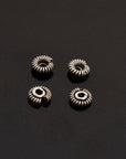 24K Gold Vermeil & 925 Silver Separators, Handmade Silver Beads in 24K Gold, Solid Silver Beads, Spacer Beads, Jewelry Supply, M/VM126