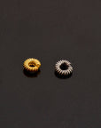 24K Gold Vermeil & 925 Silver Separators, Handmade Silver Beads in 24K Gold, Solid Silver Beads, Spacer Beads, Jewelry Supply, M/VM126