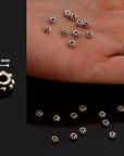 925 Sterling Silver Separators, Handmade Silver Separators, Solid Silver Beads, Spacer Beads, Jewelry Supply, M133