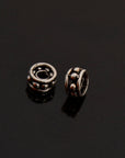 925 Sterling Silver Separators, Handmade Silver Separators, Solid Silver Beads, Spacer Beads, Jewelry Supply, M135B