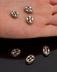 925 Sterling Silver Flat Tube Spacer Beads, Handmade Silver Spacer Beads, Solid Silver Spacer Beads, Jewelry Supply, M120