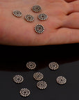 925 Sterling Silver Separators, Handmade Silver Separators, Solid Silver Beads, Spacer Beads, Jewelry Supply, M132A