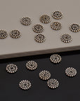 925 Sterling Silver Separators, Handmade Silver Separators, Solid Silver Beads, Spacer Beads, Jewelry Supply, M132A