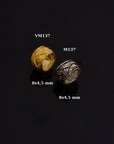 24K Gold Vermeil and 925 Silver Large Hole Bead Rings, Hole Beads Rings, Gold Plated Bead Rings, Jewelry Making Findings, M/VM137
