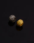 24K Gold Vermeil and 925 Silver Large Hole Bead Rings, Hole Beads Rings, 24K Gold Plated Bead Rings, Jewelry Making Findings, M/VM138