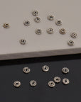 925 Sterling Silver Separators, Handmade Silver Separators, Solid Silver Beads, Spacer Beads, Jewelry Supply, M124