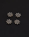 24K Gold Vermeil & 925 Silver Separators, Handmade Silver Beads in Gold, Solid Silver Beads, Spacer Beads, Jewelry Supply, M/VM127