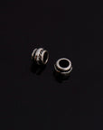 925 Sterling Silver Large Hole Bead Rings, Silver Hole Beads Rings, Solid Silver Rings, Jewelry Making Findings, M139