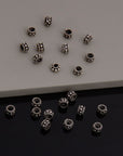 925 Sterling Silver Separators, Handmade Silver Separators, Solid Silver Beads, Spacer Beads, Jewelry Supply, M144