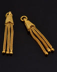 24K Gold Vermeil Small Tassels, Handmade Silver Tassels in 24K Gold, 925 Solid Silver Tassels, Pendants Tassels, Jewelry Supply, VM105