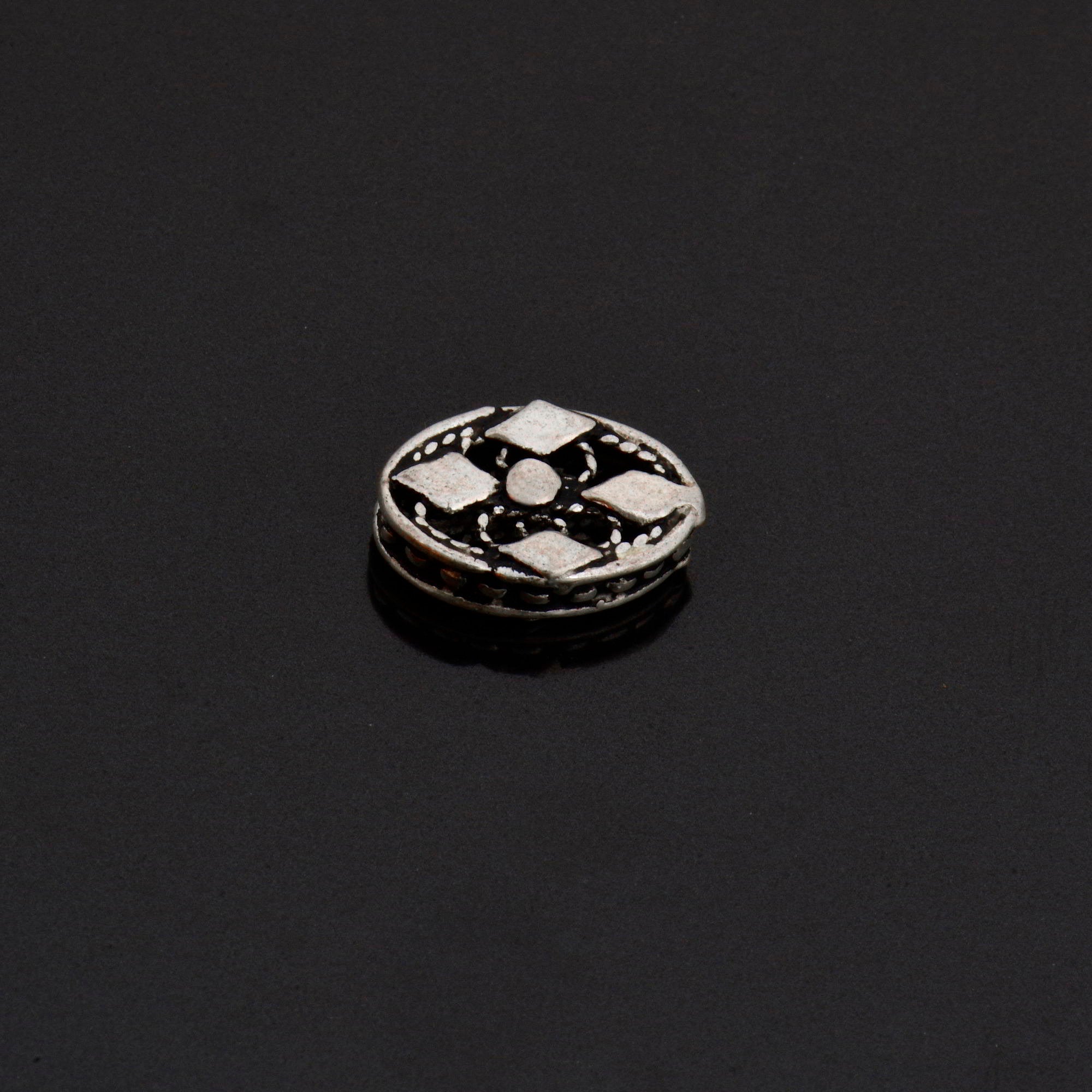 925 Sterling Silver Flat Tube Spacer Beads, Handmade Silver Spacer Beads, Solid Silver Spacer Beads, Jewelry Supply, M120