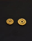 24K Gold Vermeil & 925 Silver Separators, Handmade Silver Beads in Gold, Solid Silver Beads, Spacer Beads, Jewelry Supply, M/VM132 A-B