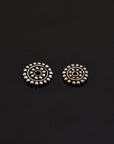 24K Gold Vermeil & 925 Silver Separators, Handmade Silver Beads in Gold, Solid Silver Beads, Spacer Beads, Jewelry Supply, M/VM132 A-B