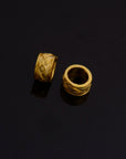 24K Gold Vermeil Large Hole Bead Rings, 925 Silver Hole Beads Rings, 24K Gold Plated Bead Rings, Jewelry Making Findings, VM137