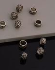 24K Gold Vermeil and 925 Silver Large Hole Bead Rings, Hole Beads Rings, Gold Plated Bead Rings, Jewelry Making Findings, M/VM137