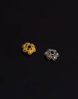 24K Gold Vermeil & 924 Silver Bead Caps, Handmade Silver Bead Caps in Gold, Silver Bead Caps, Spacer Bead Caps, Jewelry Supplies, M/VM143