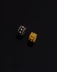 24K Gold Vermeil & 925 Silver Separators, Handmade Silver Beads in 24K Gold, Solid Silver Beads, Spacer Beads, Jewelry Supply, M/VM144