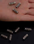 925 Sterling Silver Open Work Tube Beads, Antique Silver Tube Beads, Silver Spacer Beads, Jewelry Making, S57