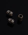 24K Gold Vermeil & 925 Silver Large Hole Tube Beads, Tube Beads, Silver Large Hole Tube Beads, Gold Tube Beads, Jewelry Finding, S58V-S58