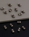 24K Gold Vermeil & 925 Silver Large Hole Tube Beads, Tube Beads in 24K Gold, Large Hole Tube Beads, jewelry findings, S60V-S60