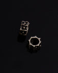 24K Gold Vermeil & 925 Silver Large Hole Bead Rings, Hole Beads Rings, 24K Gold Plated Bead Rings, Jewelry Making Findings, S61 / S61V
