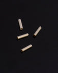 24K Gold Vermeil & 925 Silver Hole Tube Beads, Tube Beads in Gold, Hole Tube Beads, Silver Tube Beads, Jewelry Finding, S66V-S66