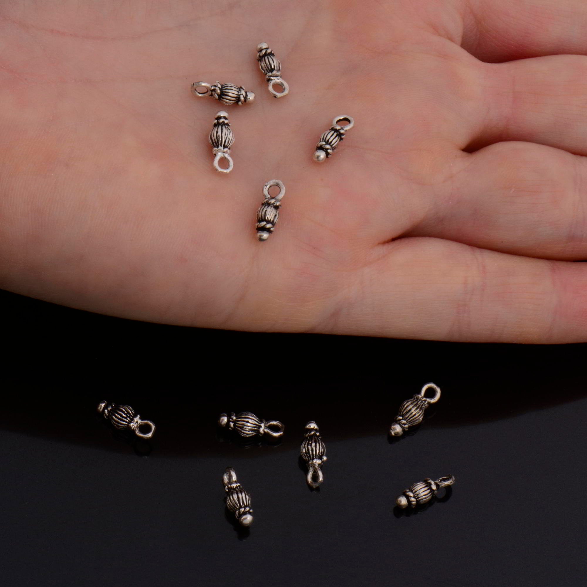 925 Sterling Silver Dangle Charm, Solid Silver Dangle Charm, Necklace Dangle Charm, Earrings Dangle Charm, S71