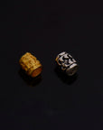 24K Gold Vermeil & 925 Silver Large Hole Tube Beads, Tube Beads, Silver Large Hole Tube Beads, Gold Tube Beads, Jewelry Finding, S58V-S58