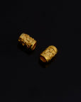 24K Gold Vermeil Large Hole Tube Beads, Tube Beads in 24K Gold, 925 Silver Large Hole Tube Beads, Silver Tube Beads For Jewelry Making, S60V