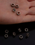 925 Sterling Silver Large Hole Bead Rings, Silver Hole Beads Rings, Solid Silver Rings, Jewelry Making Findings, S61