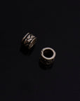 925 Sterling Silver Large Hole Bead Rings, Silver Hole Beads Rings, Solid Silver Rings, Jewelry Making Findings, S62