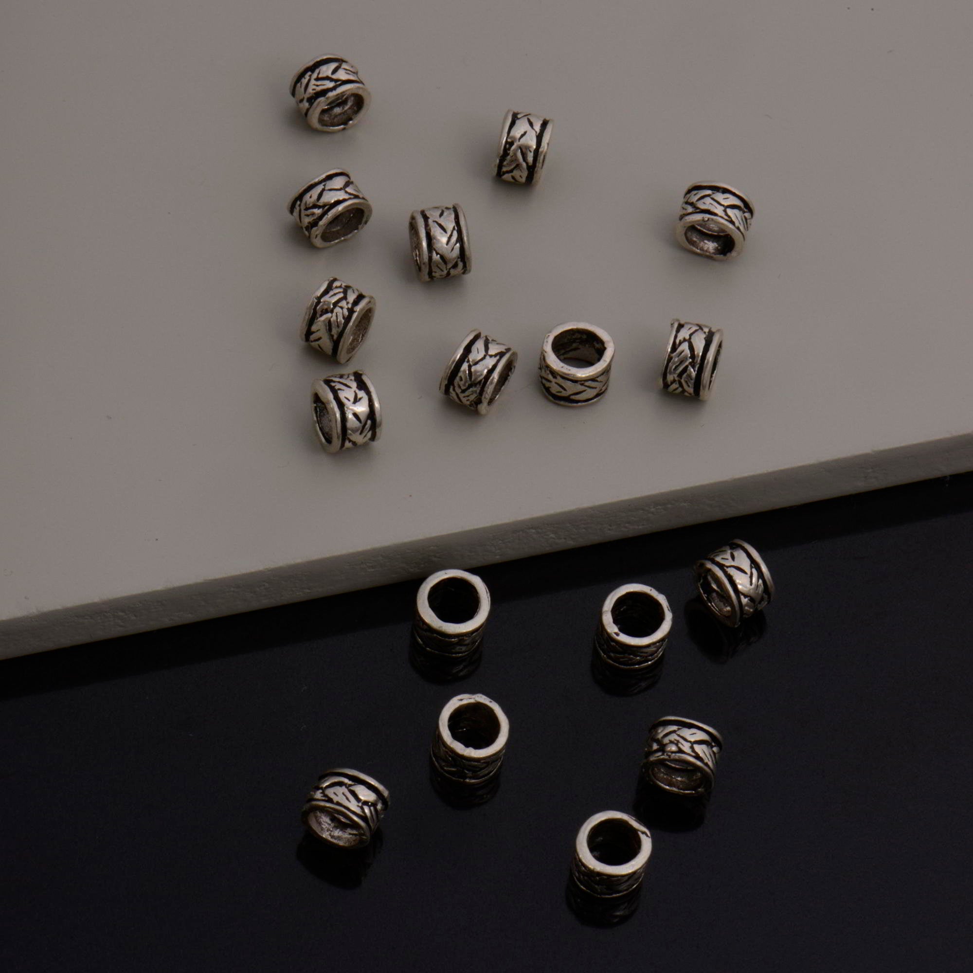 24K Gold Vermeil & 925 Silver Large Hole Bead Rings, Silver Hole Beads Rings, Gold Plated Bead Rings, Jewelry Making Findings, S62 / S62V