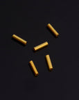24K Gold Vermeil Hole Tube Beads, Tube Beads in 24K Gold, 925 Silver Hole Tube Beads, Silver Tube Beads For Jewelry Making, S66V